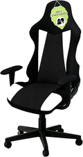 Gaming Chair Covers Only,Stretchable Fit Thick Breathable Mesh | Cat Scratch Proof,Scratch Resistant,Soft,Gaming Chair Seat Cover with 2Pcs Armrest Slipcovers(Black-white,Style 2) by Unknown