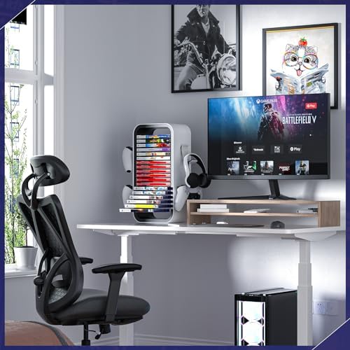 Allnice Universal Game Rack - Stores 19 Games, 4 Controller Holders, Organizes PS5/PS4/Xbox One/360/Series X/S/Switch & More - Image 6