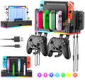 Switch/OLED Wall Mount RGB Charging Dock for Nintendo Switch for Joycon by Klipdasse
