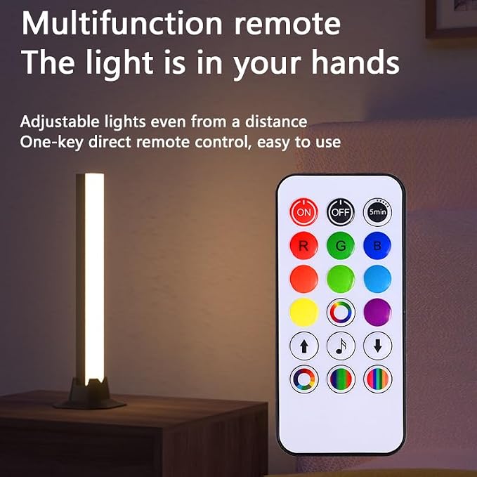 MIHEAL LED Light Bar RGB Lamp,Smart Lighting Tower Starter Kit with Remote for PC, TV, Gaming Room and Computer Case … - Image 4