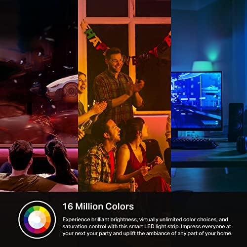 Kasa Smart LED Light Strip, RGB, 32.8ft, Multicolor, KL400L10 - Image 6