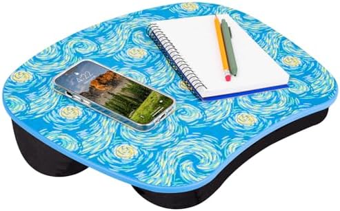 LAPGEAR MyStyle Lap Desk – Starry Blue, Fits 15.6” Laptops by LapGear