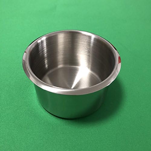 Game Table Cup Holder Insert - Stainless Steel Jumbo Drop-in Drink Cup Holder, Poker Table Cup Holders for Casino Table, Game Table, Sofa, Boats, Bench, Work Desk, RV Cars & Trucks - Image 2