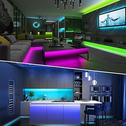 Tenmiro 32.8ft LED Strip Lights, RGB LED Smart Music Sync Color Changing LED Lights Strips with Remote LED Lights for Bedroom, Room, TV, Party - Image 6