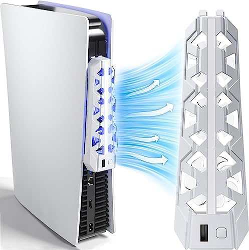 PS5 Cooling Fan (Not for Slim/Pro) High-Efficiency Cooler with USB3.0 by Anspect