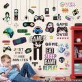 decalmile Gamer Gaming Controller Eat Sleep Game Boys Wall Decals Stickers by decalmile