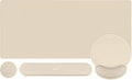MOSISO Wrist Rest for Mouse Pad Set, Large Gaming Deskpad, Apricot by MOSISO