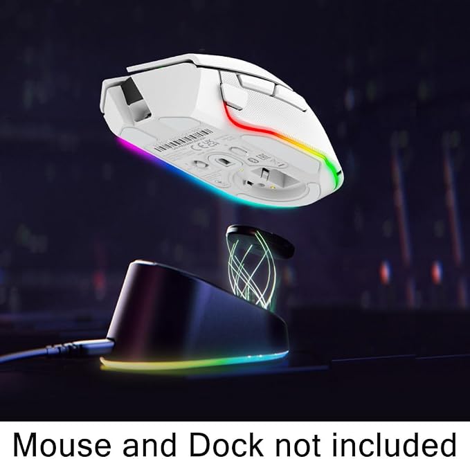 Wireless Charging Puck for Razer Basilisk V3 Pro, Naga V2 Pro, Cobra Pro Gaming Mouse: Compatible with Wireless Charging Devices - Mouse and Mouse Dock Sold Separately - Image 5