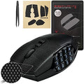[Grip Upgrade] HOTLINEGAMES 2.0 Plus Mouse Anti Slip Grip Tape Compatible with Logitech G600 MMO Gaming Mouse Skins,Sweat Resistant,Cut to Fit,Easy to Apply,Professional Mice Upgrade by HOTLINEGAMES