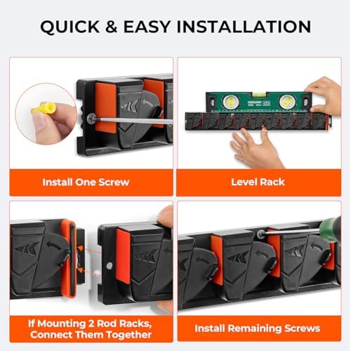 KastKing GravityLock V9 Vertical Fishing Rod Holder, Holds 9 Fishing Rods - Image 5
