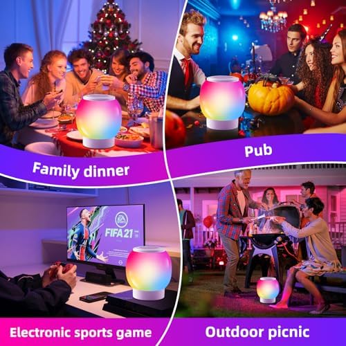 RGB Ambient Night Light, Touch Control, Stepless Dimming - Image 6