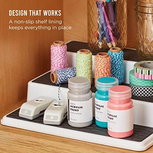 Copco 3-Tier Cabinet Spice Rack Organizer, 10 Inch Tiered Shelf Riser for Kitchen Cabinets, Pantry, and Countertop - Holds Spices, Seasonings, Oils, and Condiments - Image 3