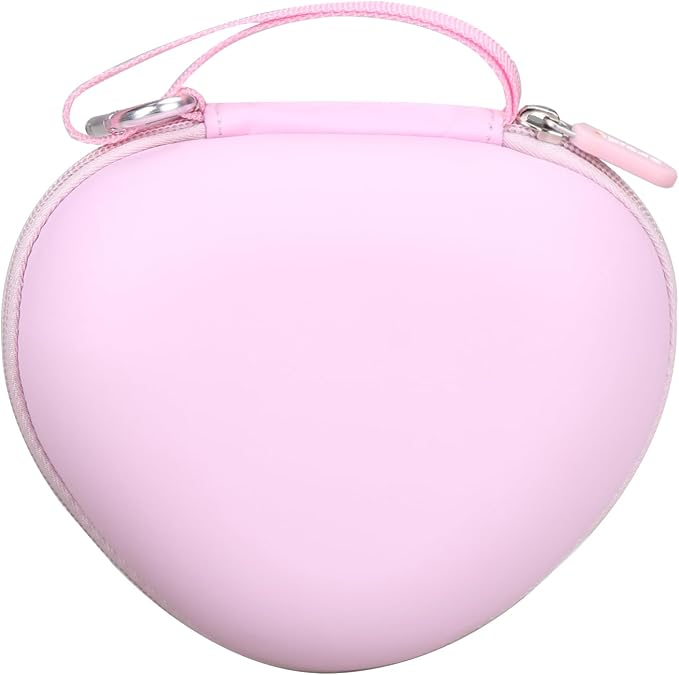 Aproca Kids Headphones Case Compatible with iClever BTH12 / HS19 / BTH26 Kids Bluetooth Headphones, Storage Hard Bag -Cloud Pink (Case Only) - Image 2