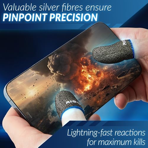 10 Pieces Gaming Finger Sleeves - Perfect Touchscreen Glide - Image 6