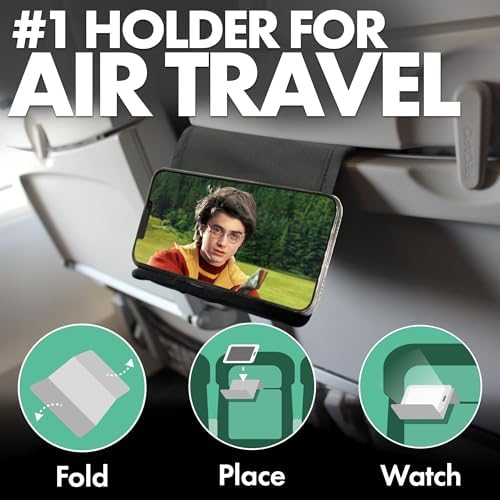 Flight Flap Airplane Phone Holder - Foldable Phone Stand for Plane Travel - Image 2