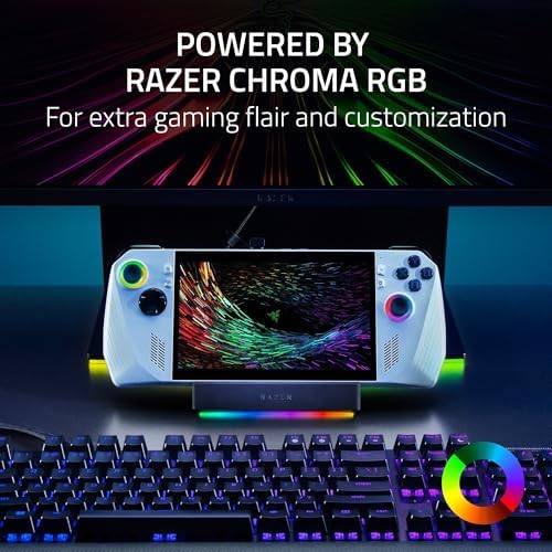 Razer Handheld Dock Chroma: Charging Hub & Expand Connectivity for Mobile Gaming & Tablets - iPhone 16, Steam Deck, ROG Ally, Switch & More - USB C, USB A (3), HDMI, GbE - 100W Power (Renewed) - Image 6