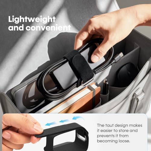 Cable Management Under Desk, Large Bundle Cord+Power Strip Organizer-8 Pair - Image 6