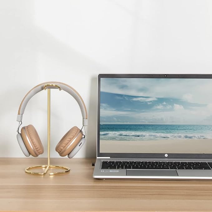 Metal Headphone Stand Desktop Headset Holder Tabletop Earphone Stand Gaming Headphones Rack Music Headphones Hanger for Orgnizing - Image 4