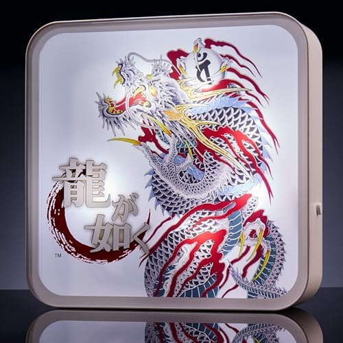 Numskull Official Yakuza Acrylic Logo Desk Lamp Wall Light for Bedroom, Office, Home, Study, Work - Image 4