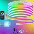 Ledagic 48FT RGB Led Neon Rope Lights Outdoor with Remote & App Control by Ledagic