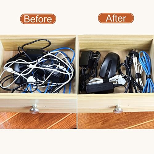 MVYC 120PCS 6 Inch Reusable Cable Ties Wire Ties Cord Organizer Cable Organizer Adjustable Management Black - Image 3
