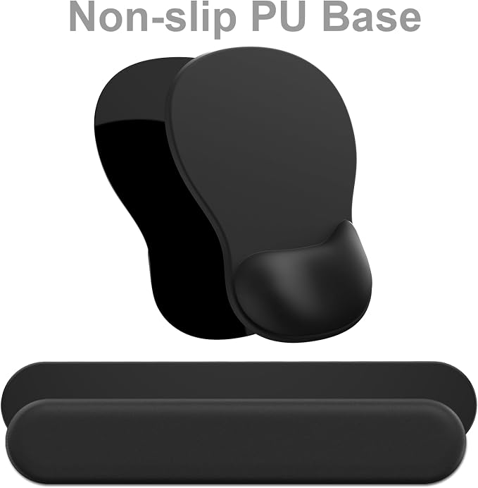 Ergonomic Mouse Pad with Wrist Rest and Keyboard Wrist Rest, Gel Mousepad - Image 5