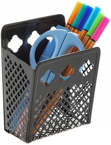 Magnetic Pen Holder, Mesh Metal Strong Magnet Dry Erase Marker Holder by zeyce