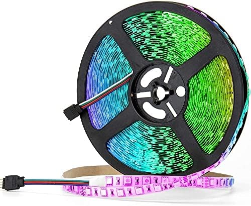 SUPERNIGHT 32.8 FT RGB LED Light Strip, 600LEDs, 24V, for Bedroom TV by SUPERNIGHT