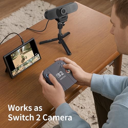 EMEET C960 Webcam with Tripod, 1080P Webcam with Mic, Adjustable Height - Image 6