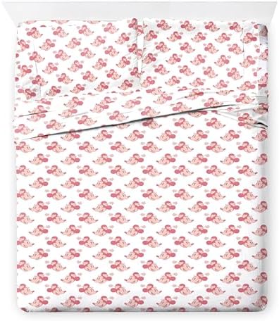Disney Minnie Mouse Queen Comforter Set 7 Piece Bedding for Girls, Pink - Image 6