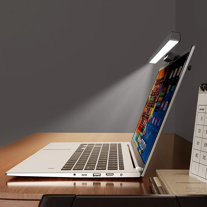BY-J Computer Monitor Light Bars, Screen Monitor Light Bar for Eye Caring, USB Reading LED Task Lamp, Dimmable Monitor Light Bar, Touch Control, No Glare Space Saving Home Office Desk Lamps - Image 9