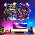 decalmile Gaming Gamer Controller Video Game Boys Wall Decals Stickers by decalmile