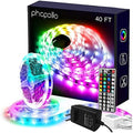 Phopollo 40FT LED Strip Lights for Bedroom RGB Color Changing by Phopollo