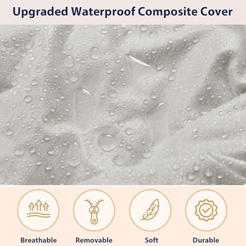 Bean Bag Chair Cover, Waterproof Faux Fur Bean Bag Cover Only(No Filler), 5FT Round Beanbag Cover with Pocket, Big Giant Bean Bags Covers for Adults Kids Teens, Stuffed Animal Storage - Image 7