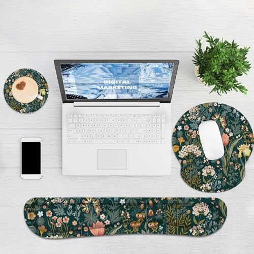 Ergonomic Mouse Pad with Wrist Rest and Keyboard Wrist Rest, Mousepad - Image 6