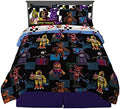 Franco Kids Bedding Super Soft Comforter and Sheet Set with Sham, 7 Piece Full Size, Five Nights At Freddy's by Franco