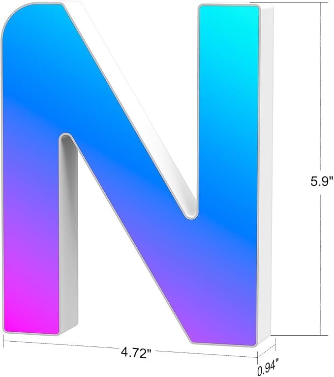 Light Up Letters Marquee Letter LED Lights Music Sync RGB Color Changing - Image 4