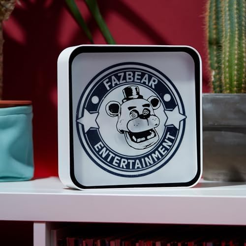 Numskull Official Five Nights at Freddy's Desk Lamp Wall Light for Bedroom, Office, Home, Study, Work - Perspex Material - Official FNAF Merchandise - Image 3