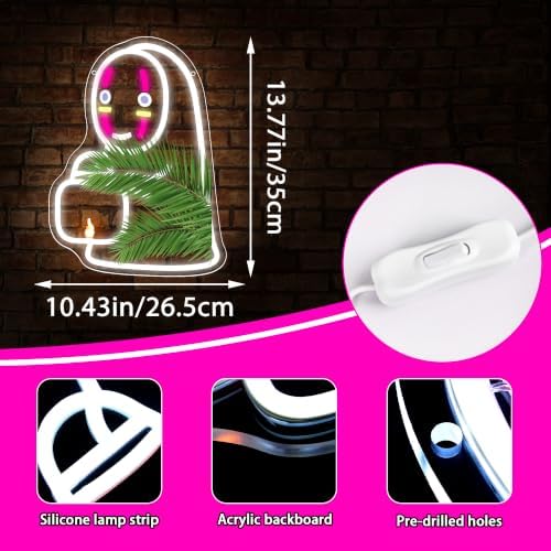 Anime Neon Sign for Wall Decor Japanese Anime Neon Light for Game Room Cave - Image 3