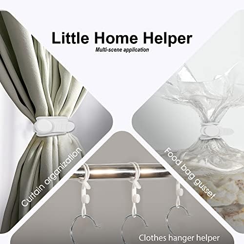 Silicone Cable Ties, Cord Organizer Cable Management(16Pcs-White) - Image 6