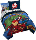 Jay Franco Kids Bed Set, Blue, Avengers, 7 Piece Queen by JayFranco