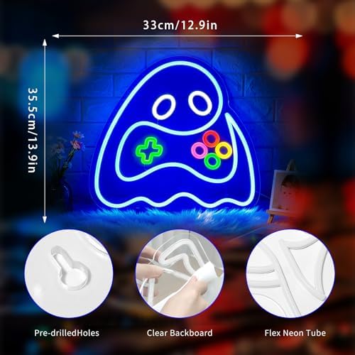 Game Neon Sign, Neon Signs for Wall Decor LED Signs Neon Light - Image 4
