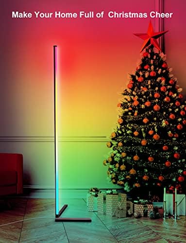 LanSuper Smart Corner Floor Lamp, 65" RGBW Color Changing LED Floor Lamp - Image 4