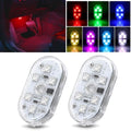 Nilight 2 PCS 7 Colors Wireless Magnetic RGB LED Interior Lights by Nilight