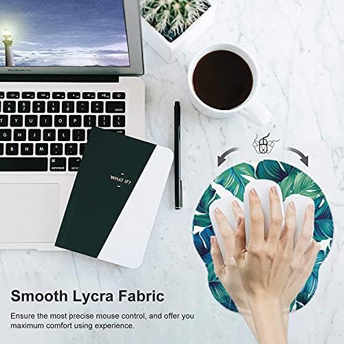 Lateefah Ergonomic Mouse Pad with Wrist Rest and Keyboard Wrist Rest Set | Non-Slip Memory Foam Wrist Rest for Computer Keyboard, Easy Typing, Pain Relief, Mousepad Wrist Support for Home Office Game - Image 4