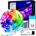 VOLIVO 25FT LED Strip Lights for Bedroom RGB Color Changing by VOLIVO