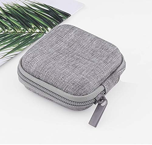 2 Pack Earphone Earbuds Headset Headphone Carrying Case Holder Mini Storage Organizer Box Container Coin Pouch Wallet for MP3,Bluetooth Ear Buds,USB Data Line Cables,Keys,Electronics Protective - Image 2