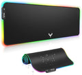 BladeHawks RGB Gaming Mouse Pad Extra Large Extended 31.5x12 Inch-Black | LED mouse pad with 14 lighting modes, covers keyboard & mouse, anti-slip rubber base, waterproof surface, USB powered by BladeHawks