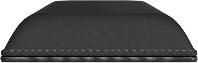 Glorious Gaming Padded Keyboard Wrist Rest (Full Size, 1" Thick) - Anti-Fray Stitched Edges, Smooth Cloth Surface, Anti-Slip Rubber Base, Medium Firmness, 18" x 4" x 1" - Black - Image 3