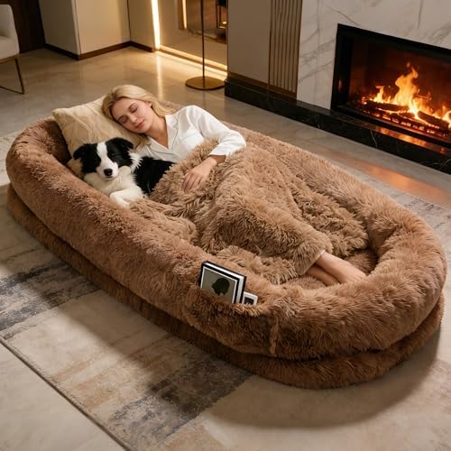 Human Dog Bed - Extra Large Dog Bed for Humans 71''x45''x12'' - Image 6